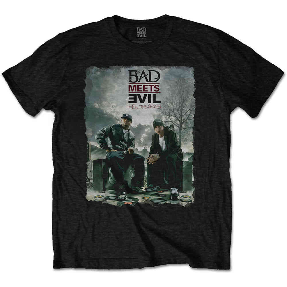 Bad Meets Evil - Burnt Tshirt Homme - Noir